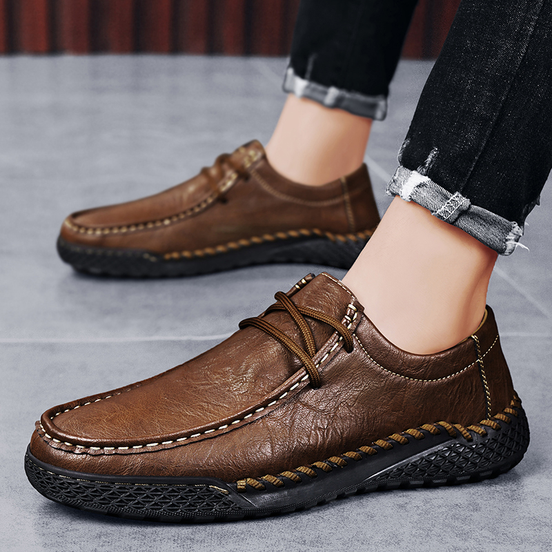 Leatherwork Essentials - 2025 비즈니스 드레스 필수 신발 레이스업