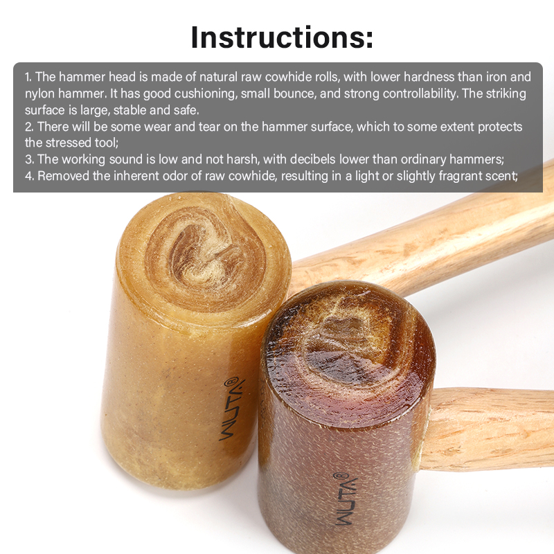 WUTA 100% Rawhide-head Mallet  - Mallet Rawhide Craft 리뷰 및 가격