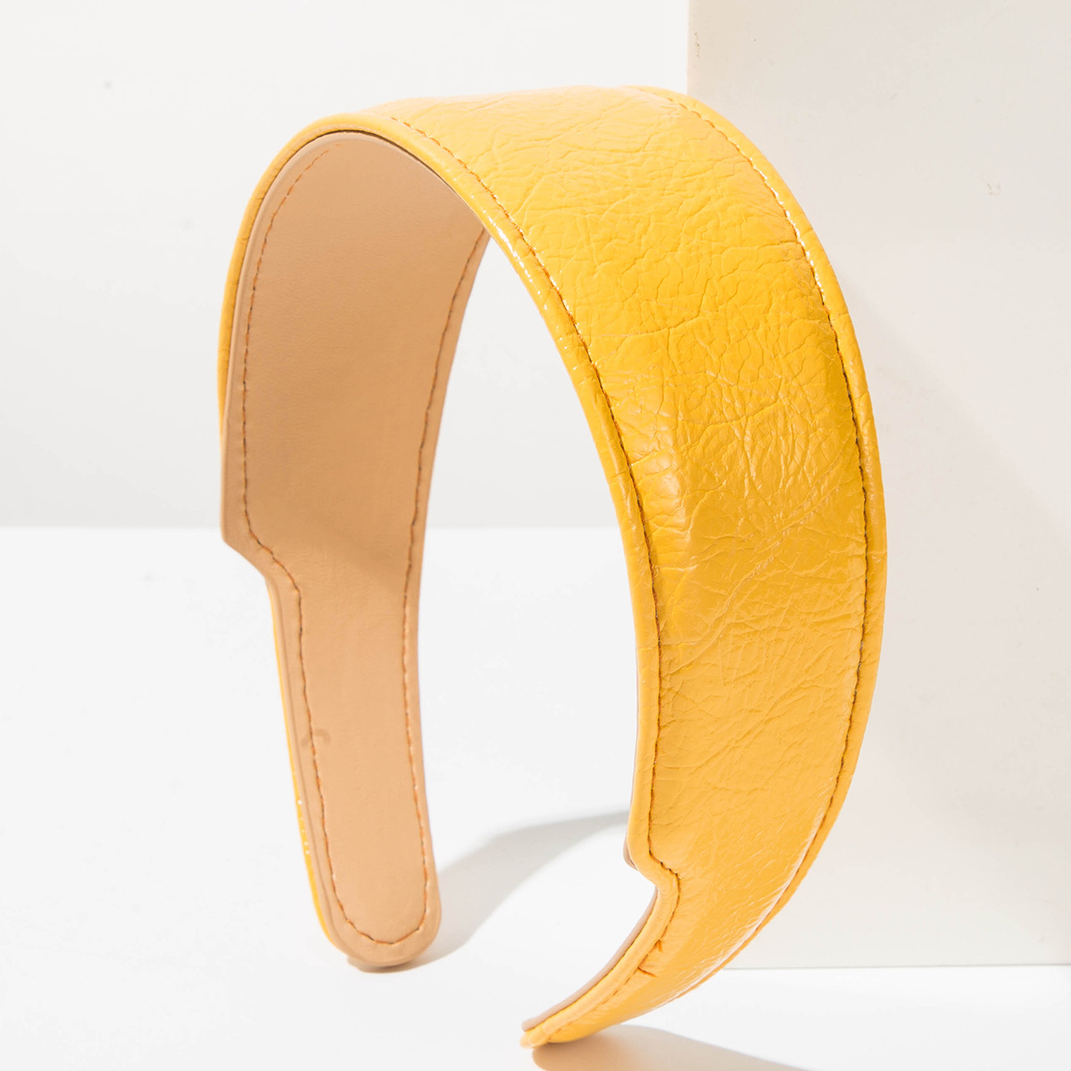 우아한 한국 스타일 가죽 헤어 후프 여성 패션 와이드  - Leatherwork Pony 리뷰 및 가격