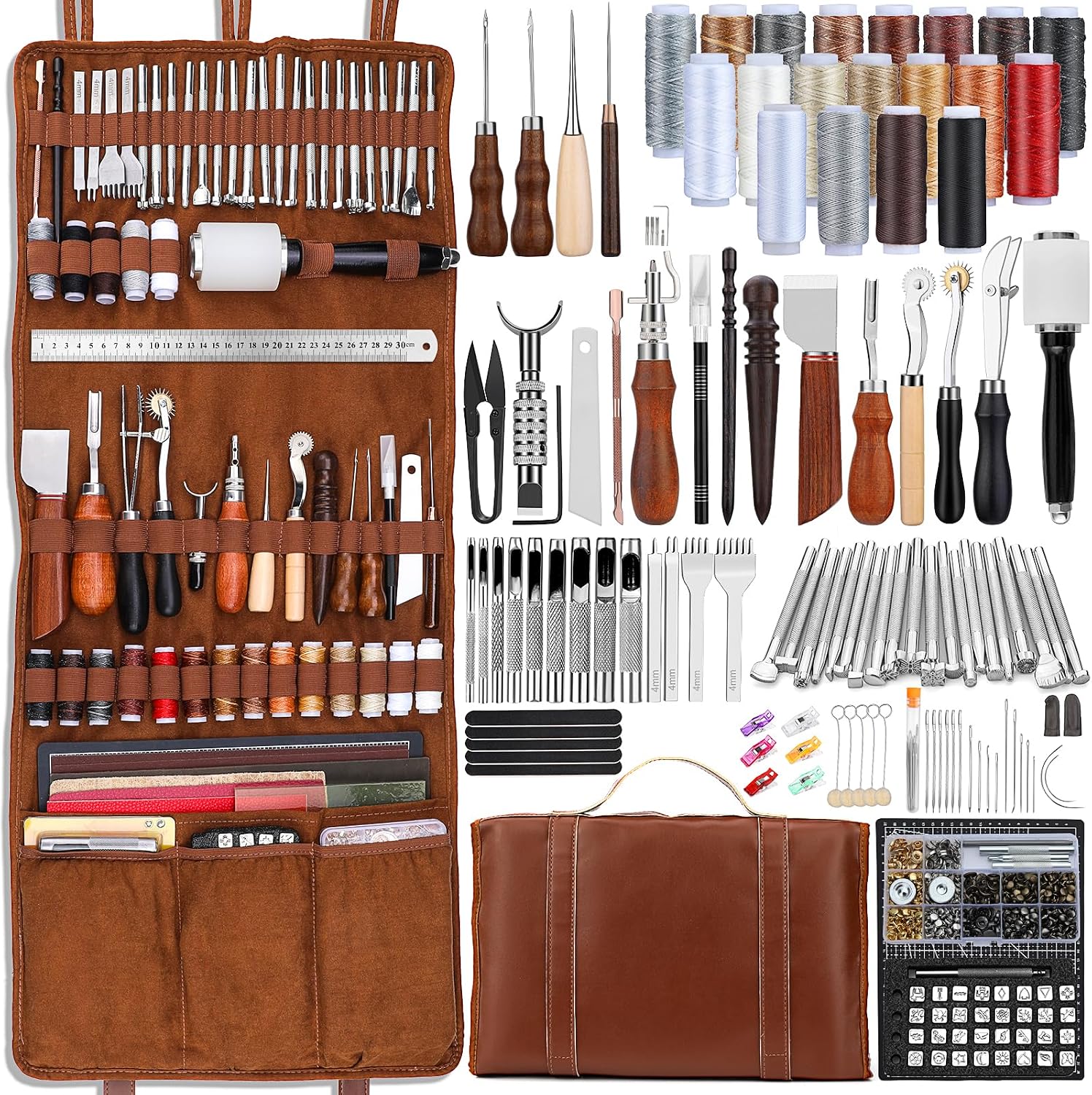 가죽 공예 도구 세트, 가죽 가공 키트, 맞춤형 핸드백 - Leather Work 리뷰 및 가격