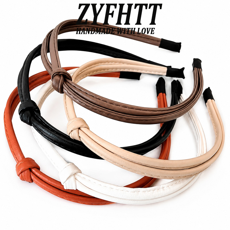 1/5pcs ZYFHTT 여성용 PU 가죽 머리띠 우아 - Leatherwork Pony 리뷰 및 가격