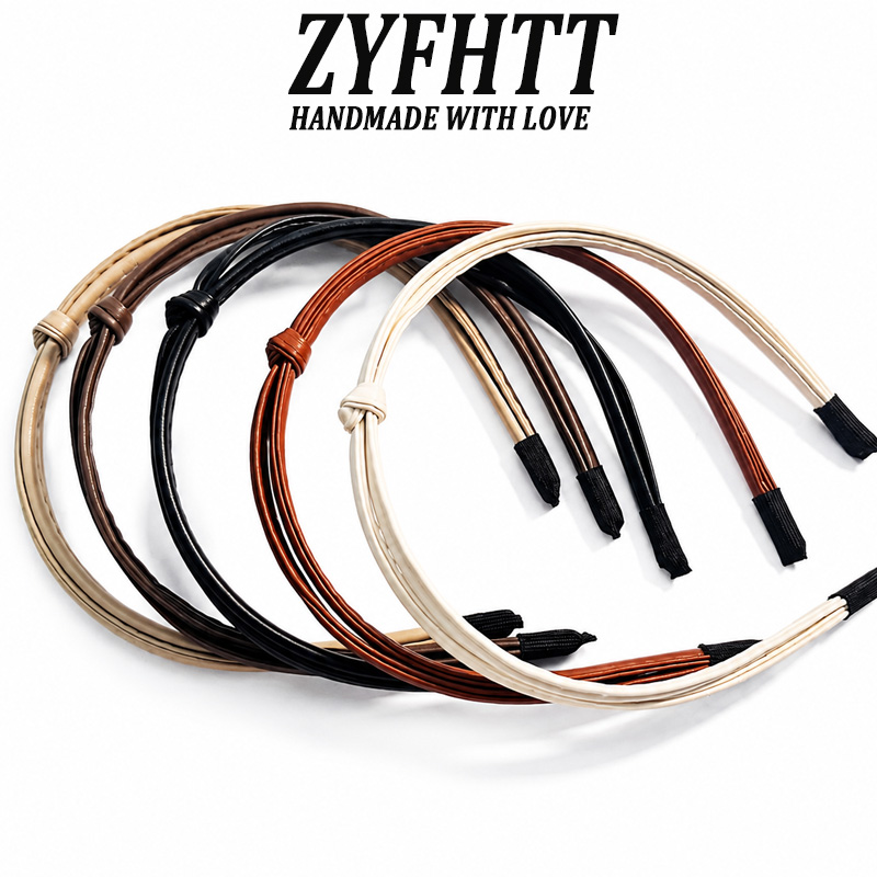 1/5pcs ZYFHTT 여성용 PU 가죽 머리띠 우아 - Leatherwork Pony 리뷰 및 가격